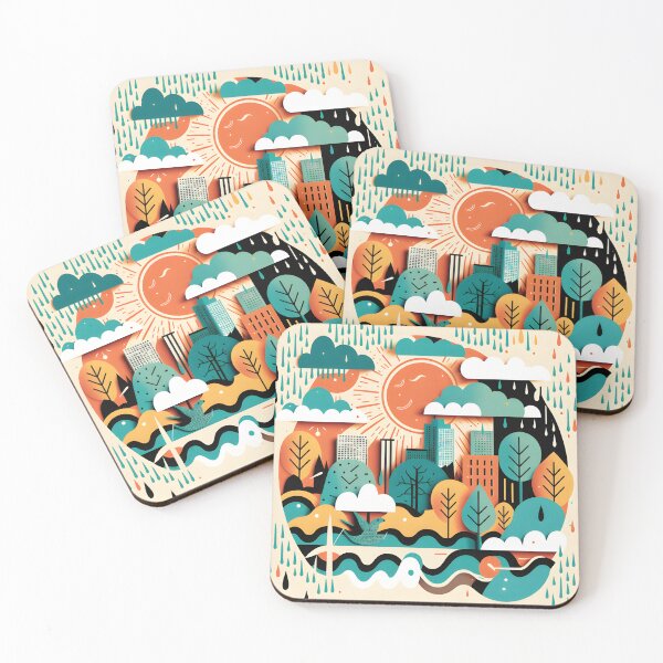 Item preview, Abstract Climate - Rainy Day designed and sold by AgitProPrints.