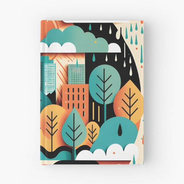 Aperçu de l'œuvre Climat abstrait - Jour de pluie créée et vendue par AgitProPrints.