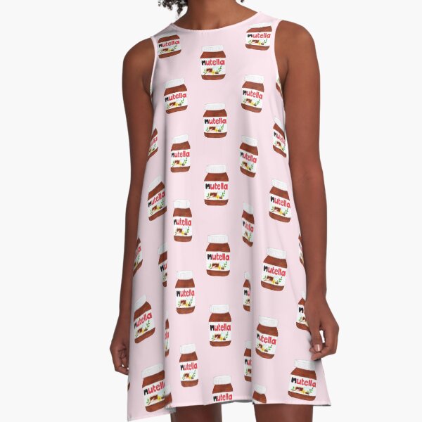 Nutella Forever | Graphic | Pink A-Line Dress