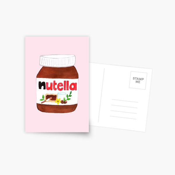 Nutella Forever | Graphic | Pink Postcard