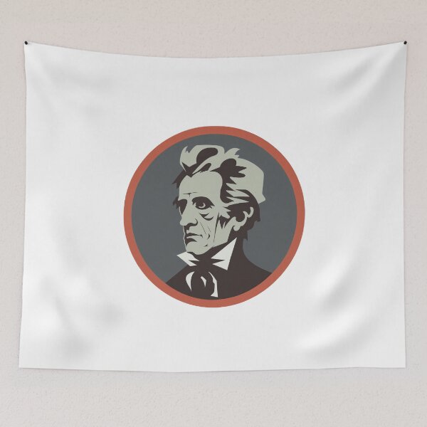 Item preview, Patriotic Portrait of President Andrew Jackson  designed and sold by The Junto Shop.