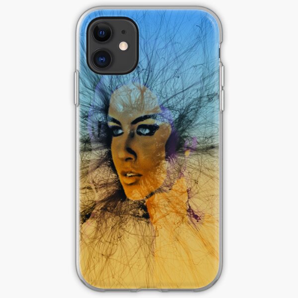 Look Into My Eyes Sky iPhone Soft Case