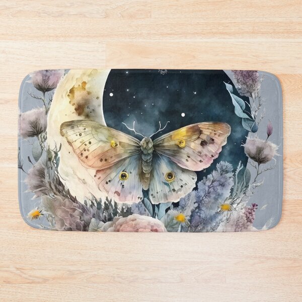 Item preview, Boho Witchy Moth in Moonlight  designed and sold by Mumzy2many.