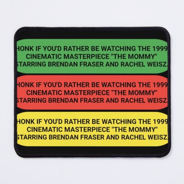 Item preview, Honk If You_d Rather Be Watching The Mummy Bumper designed and sold by CanvasAndCre.