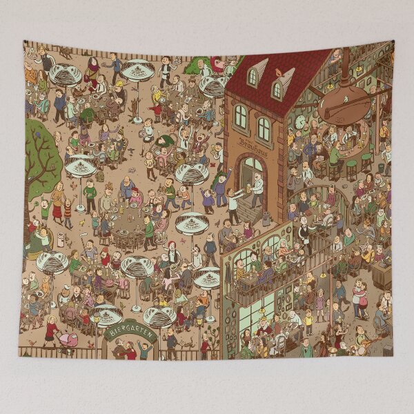 Item preview, Beer garden hidden object designed and sold by Linientreu.