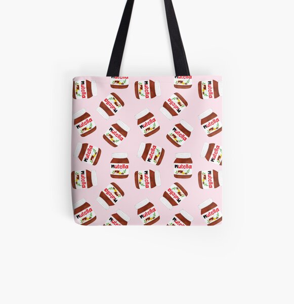 Nutella Forever - Scatter - Pink All Over Print Tote Bag
