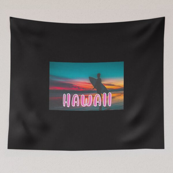 Item preview,  VINTAGE HAWAII SURFING LABEL designed and sold by starfishstuff.