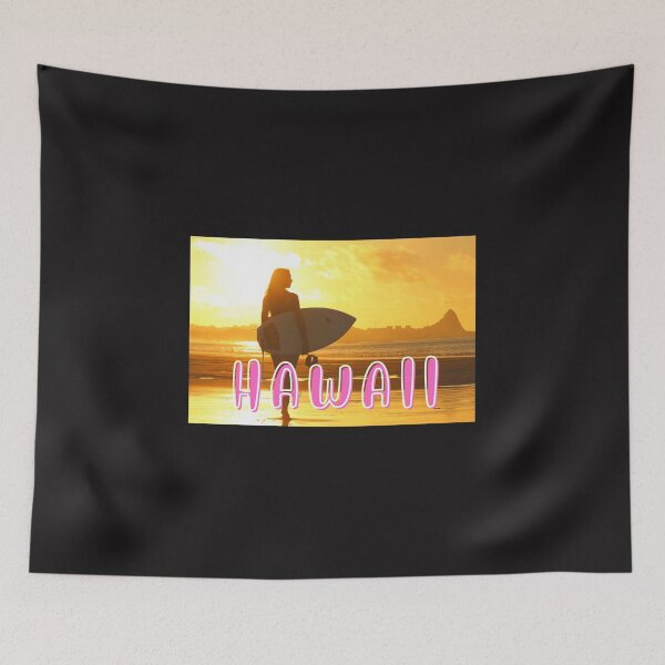 Item preview,   VINTAGE HAWAII SURFING LABEL designed and sold by starfishstuff.