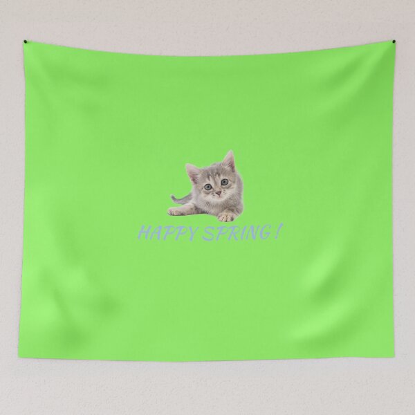 Item preview, HAPPY KITTEN SPRING ! designed and sold by TechLaughs.