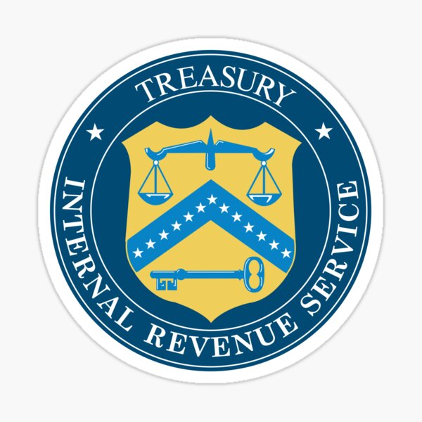 Item preview, Internal Revenue Service Seal designed and sold by Nostalgia Tees, Stickers, Art & More.