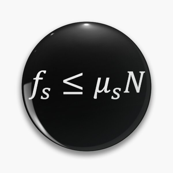 Item preview, Static friction inequality, classical mechanics and engineering designed and sold by NoetherSym.