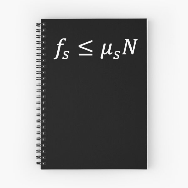 Item preview, Static friction inequality, classical mechanics and engineering designed and sold by NoetherSym.