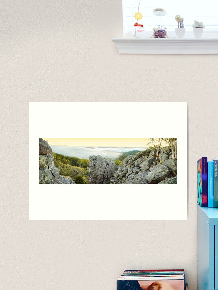 Thumbnail 2 of 3, Art Print, Mount Macedon Dawn, Victoria, Australia designed and sold by Chockstone.