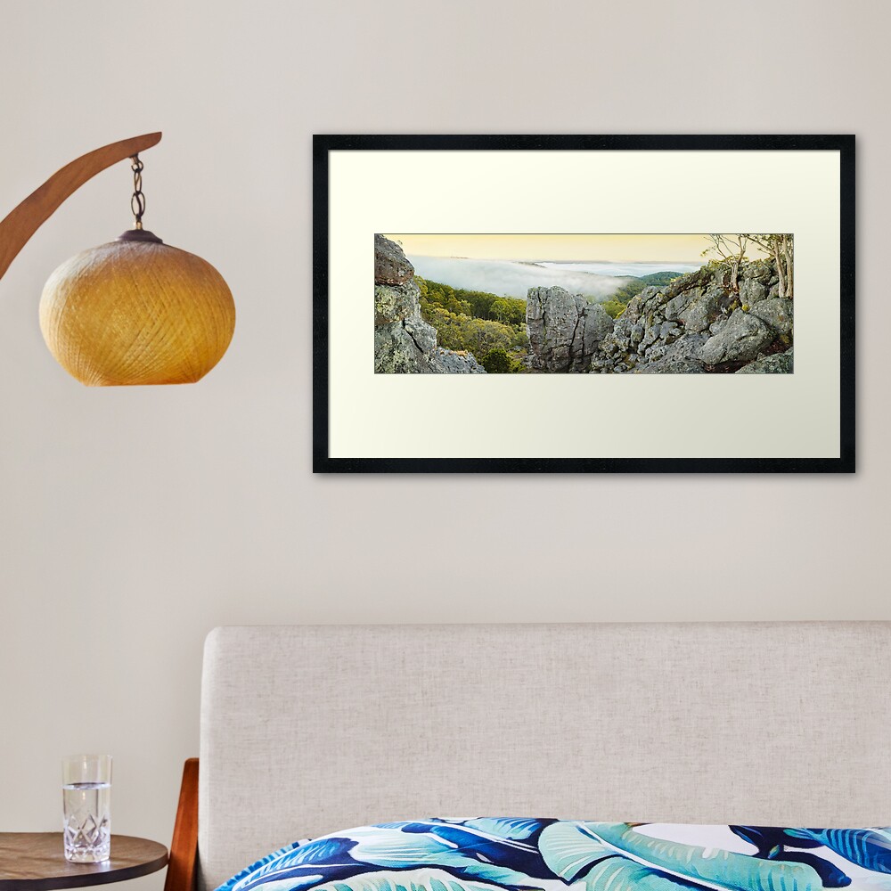 Mount Macedon Dawn, Victoria, Australia Framed Art Print