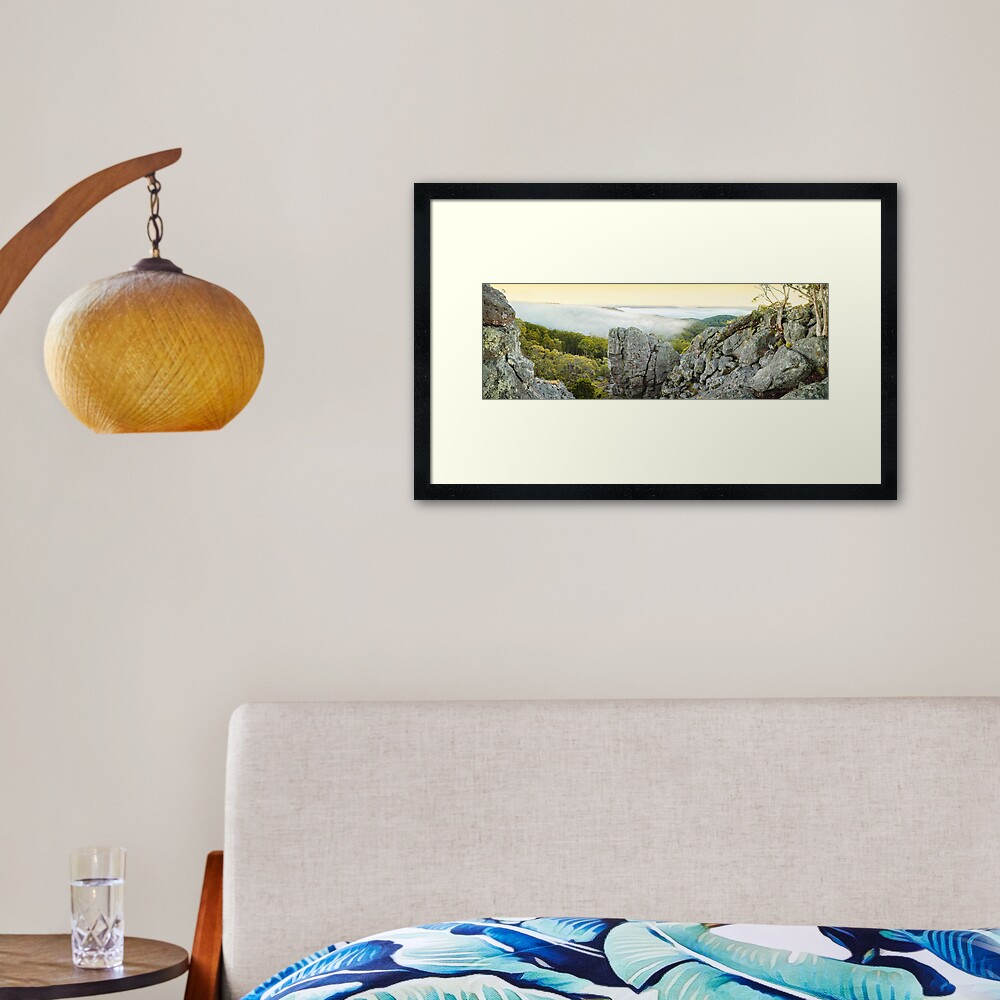 Mount Macedon Dawn, Victoria, Australia Framed Art Print
