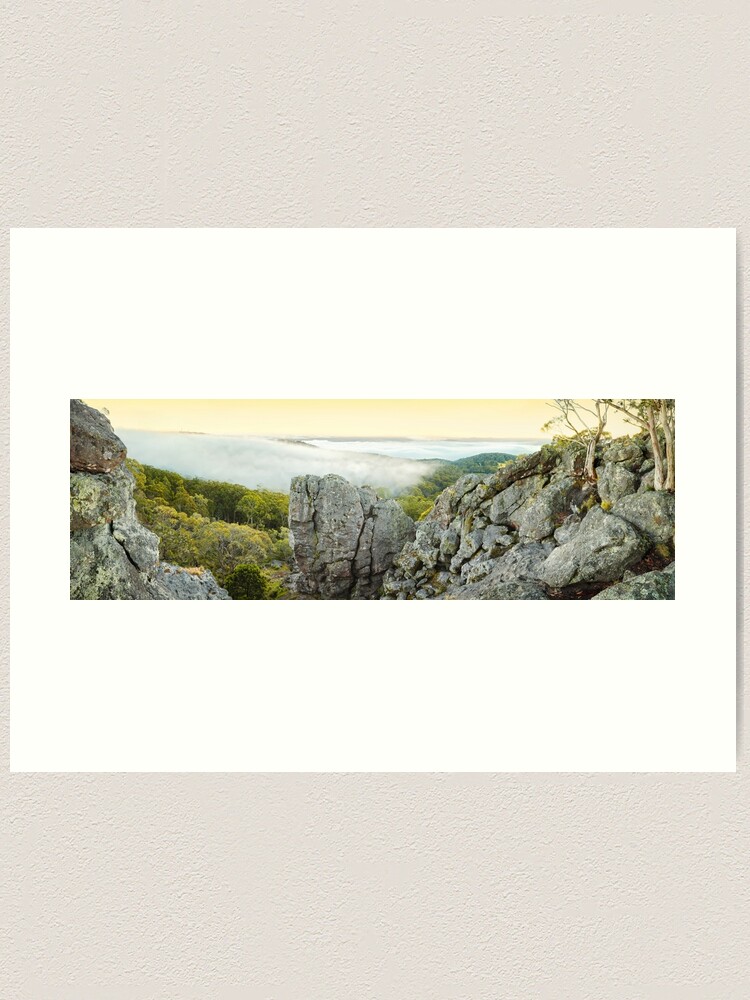 Alternate view of Mount Macedon Dawn, Victoria, Australia Art Print