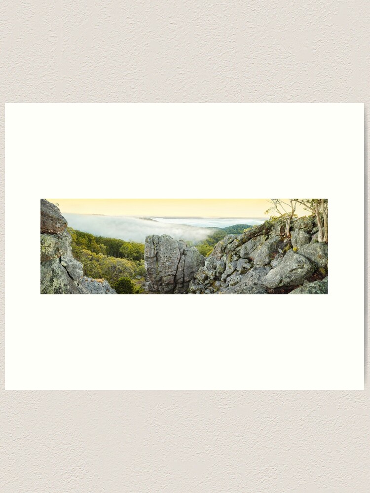 Alternate view of Mount Macedon Dawn, Victoria, Australia Art Print