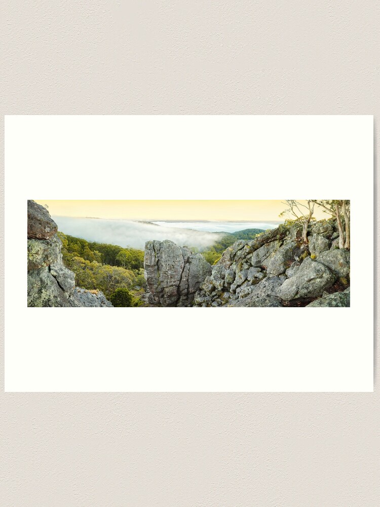 Alternate view of Mount Macedon Dawn, Victoria, Australia Art Print
