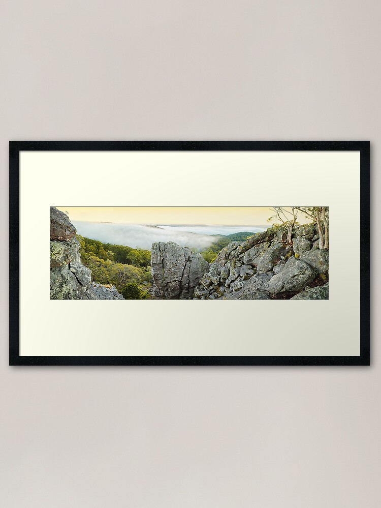 Thumbnail 2 of 7, Framed Art Print, Mount Macedon Dawn, Victoria, Australia designed and sold by Michael Boniwell.