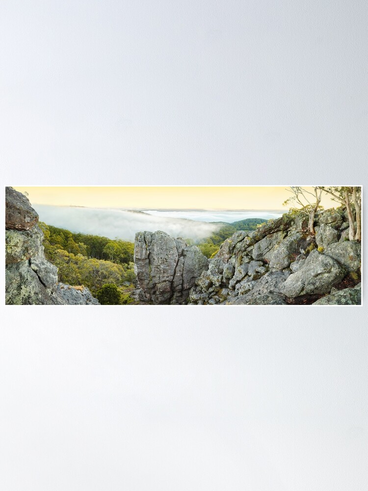 Alternate view of Mount Macedon Dawn, Victoria, Australia Poster