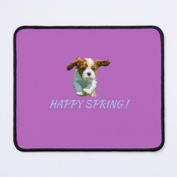 Item preview, HAPPY PUPPY SPRING ! designed and sold by TechLaughs.