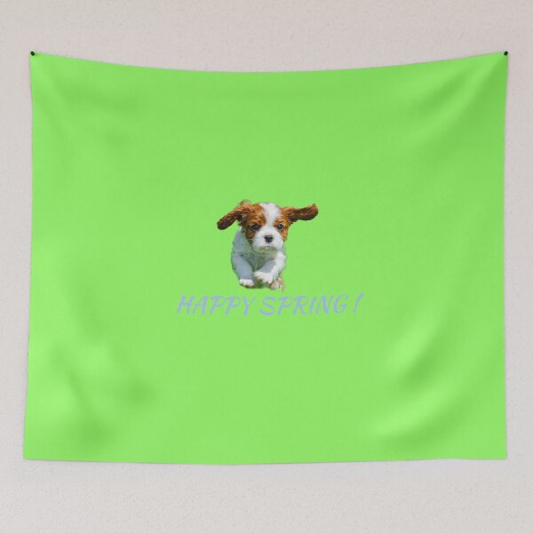 Item preview, HAPPY PUPPY SPRING ! designed and sold by TechLaughs.