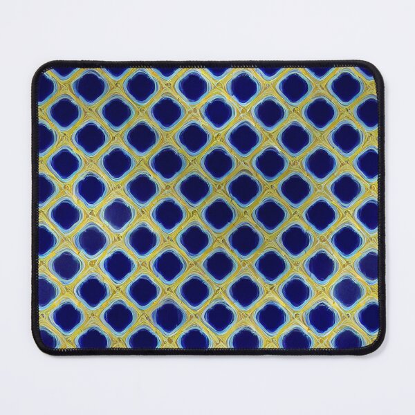 Item preview, Blue Gold Grid designed and sold by JerichoYork.