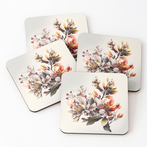 Item preview, Radiant Blooms: A Bold and Vibrant Floral Pattern with Sunflowers and Poppies in Red, Yellow, and Orange designed and sold by BENMBARK.