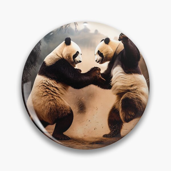 Item preview, Two Pandas Fighting designed and sold by Revjock.