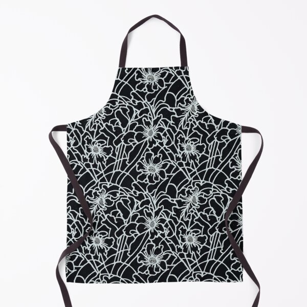 Item preview, Botanical floral white line drawing designed and sold by YeKnot.