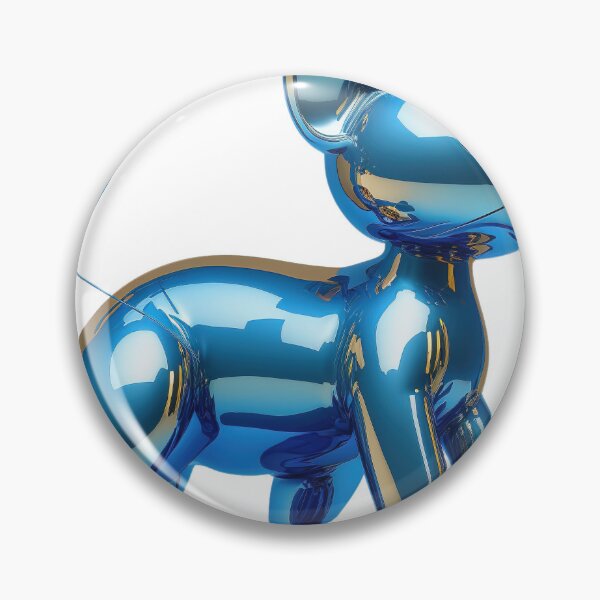 Item preview, A cat inspired by Balloon Dog (Blue) designed and sold by jetaiart.