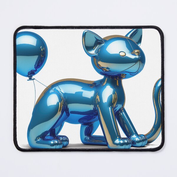 Item preview, A cat inspired by Balloon Dog (Blue) designed and sold by jetaiart.
