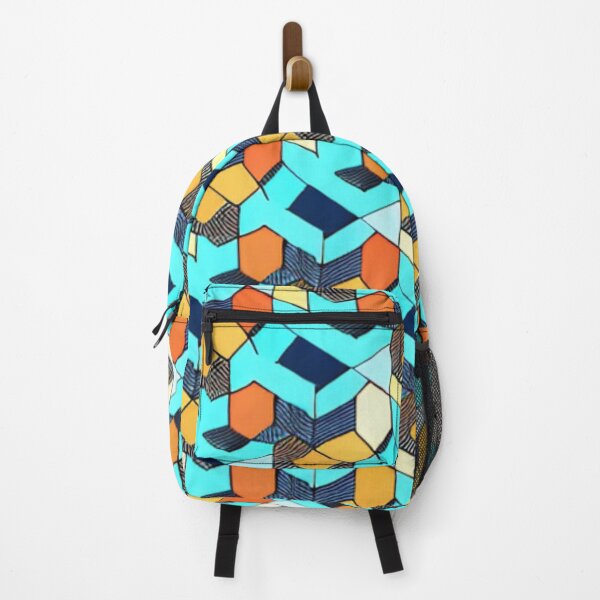 Item preview, Colorful Cubic 3D Tile Pattern Design  designed and sold by Myriam-BR.