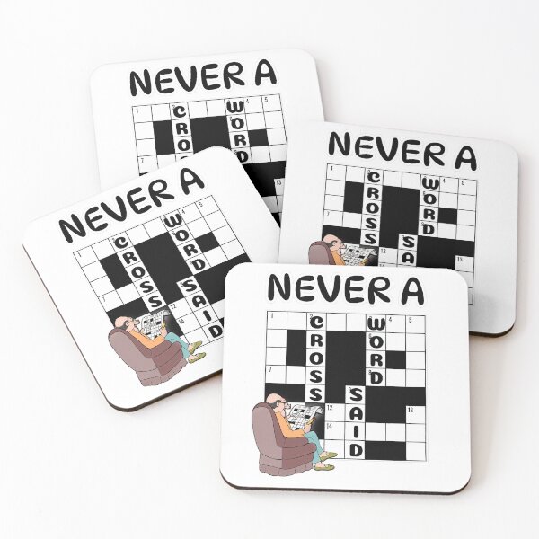Item preview, Never a crossword said designed and sold by Rob Wilson.