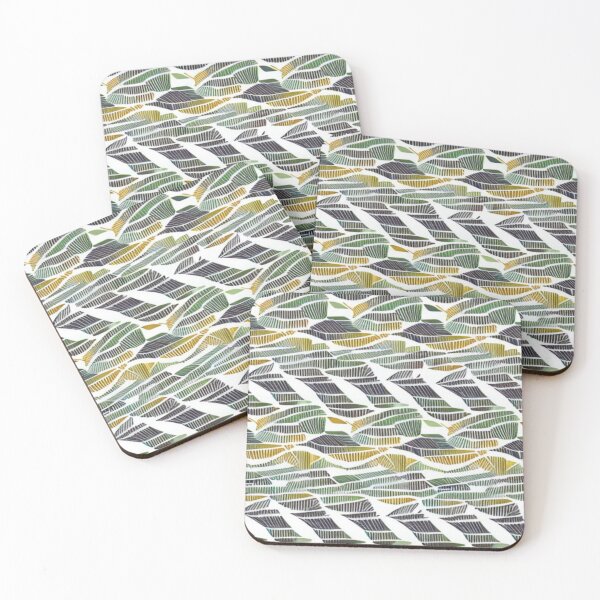 Item preview, Colorful Earth Colors Leaves Natural Design Pattern designed and sold by Myriam-BR.