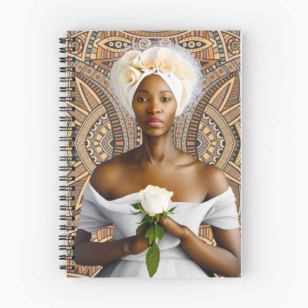 Item preview, Beautiful African Woman With glowing headwrap  designed and sold by Rell1970.