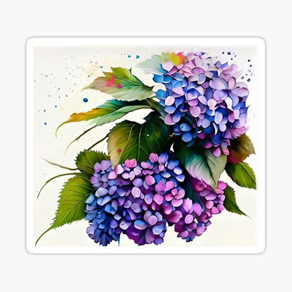 Ai Flowers, Lilacs Sticker