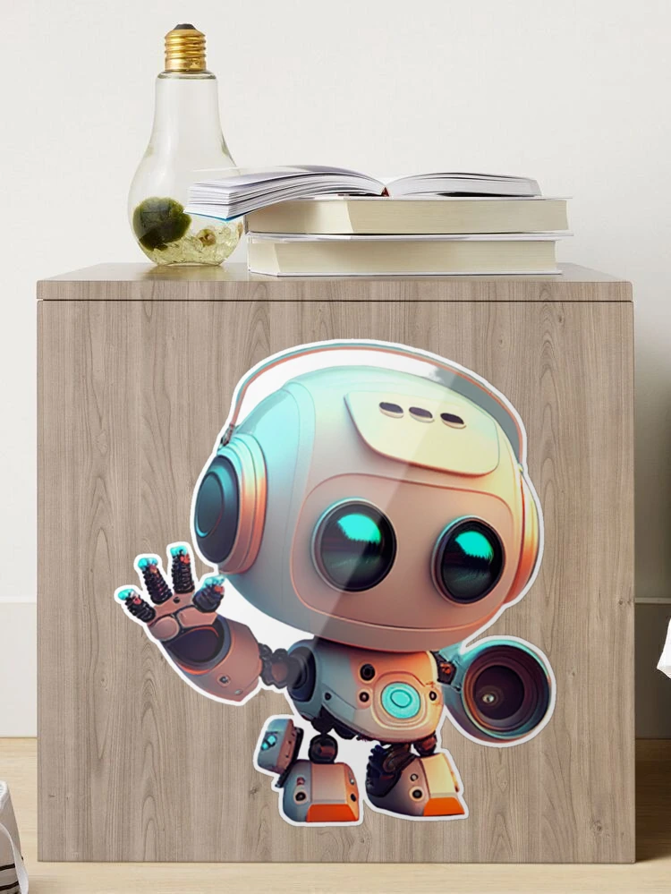 Happy Robot Sticker by Mundo Gloob for iOS & Android