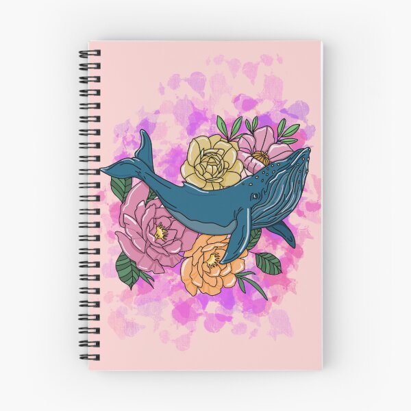 Item preview, Ballena floral rosa designed and sold by bethfrostart.