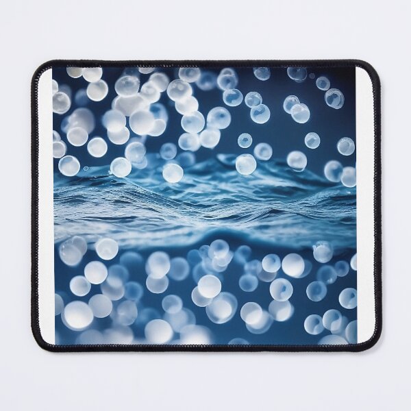 Item preview, abstract blue water drops  designed and sold by JV.