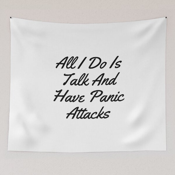 Item preview, All I Do Is Talk And Have Panic Attacks Essential T-Shirt designed and sold by YouSsefHN05.
