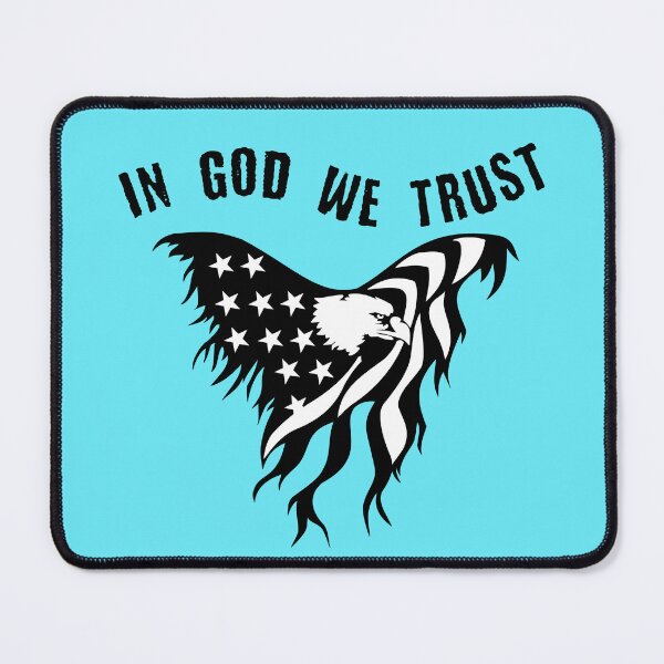 Item preview, American Flag Bald Eagle - In God Trust designed and sold by LordAudes.