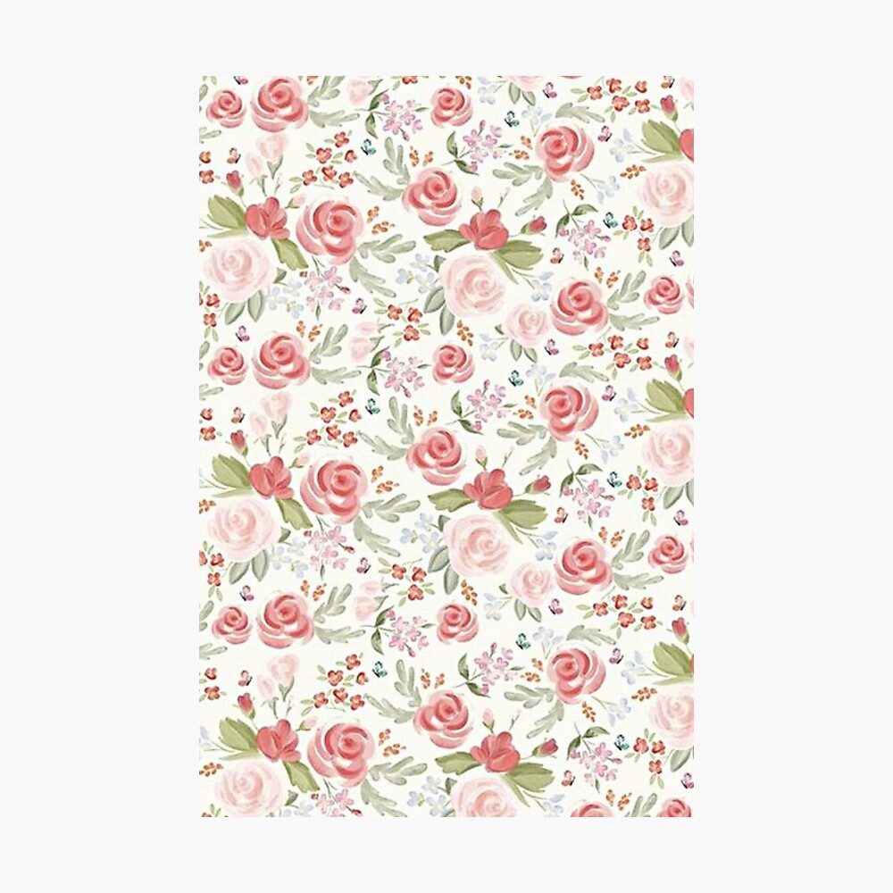 Shabby Chic Floral Wrapping Paper