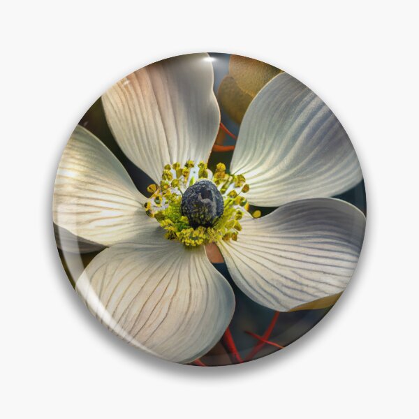 Item preview, Dogwood Burst Digital Painting designed and sold by CodeAndColors.