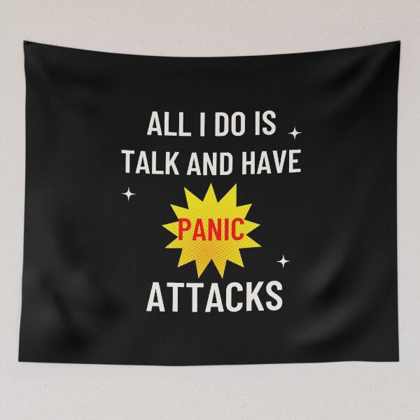Item preview, All I Do Is Talk And Have Panic Attacks Essential T-Shirt designed and sold by YouSsefHN05.