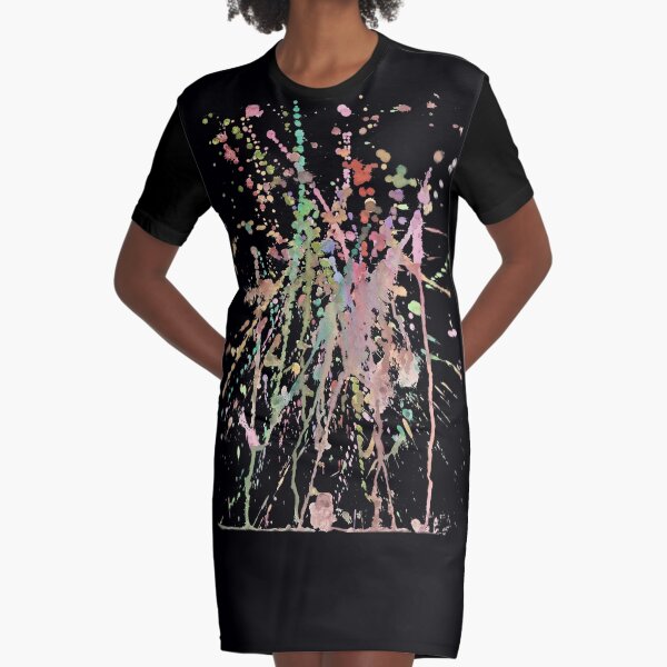 AQUARELL SPRITZER - WATERCOLOR SPLASHES T-Shirt Kleid