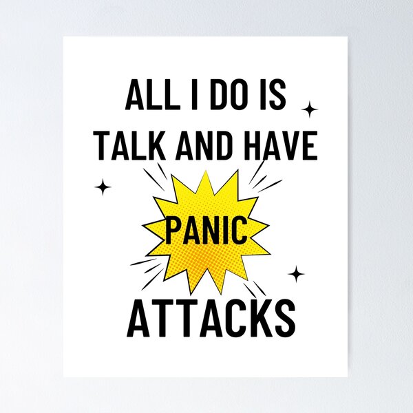 Item preview, All I Do Is Talk And Have Panic Attacks Essential T-Shirt designed and sold by YouSsefHN05.
