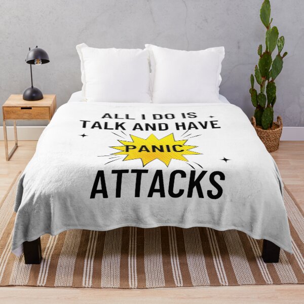 Item preview, All I Do Is Talk And Have Panic Attacks Essential T-Shirt designed and sold by YouSsefHN05.