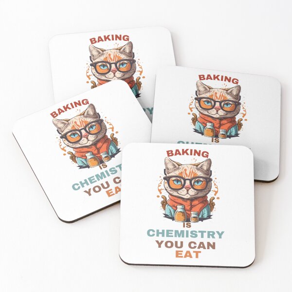 Item preview, baking is chemistry you can eat designed and sold by ImagineInk.