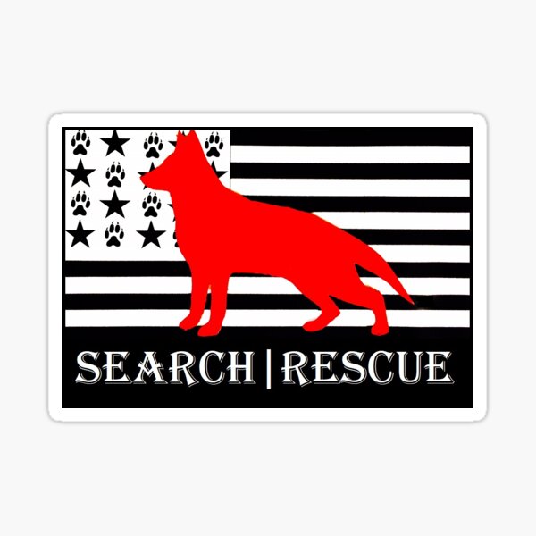 specialized search dogs sticker